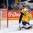 PRAGUE, CZECH REPUBLIC - MAY 7: Sweden's Jhonas Enroth #1 can't make the save on this play as Germany cuts the lead to 4-3 during preliminary round action at the 2015 IIHF Ice Hockey World Championship. (Photo by Andre Ringuette/HHOF-IIHF Images)

